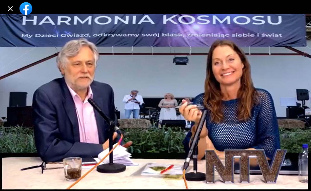 Hymn Harmonii Kosmosu w Teleexpresie – Aja Iskra, Janusz Zagórski